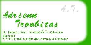 adrienn trombitas business card